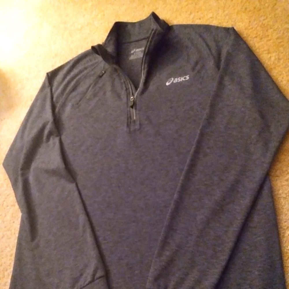 ASICS Gray Full Zip-Up Jacket - Picture 6 of 9